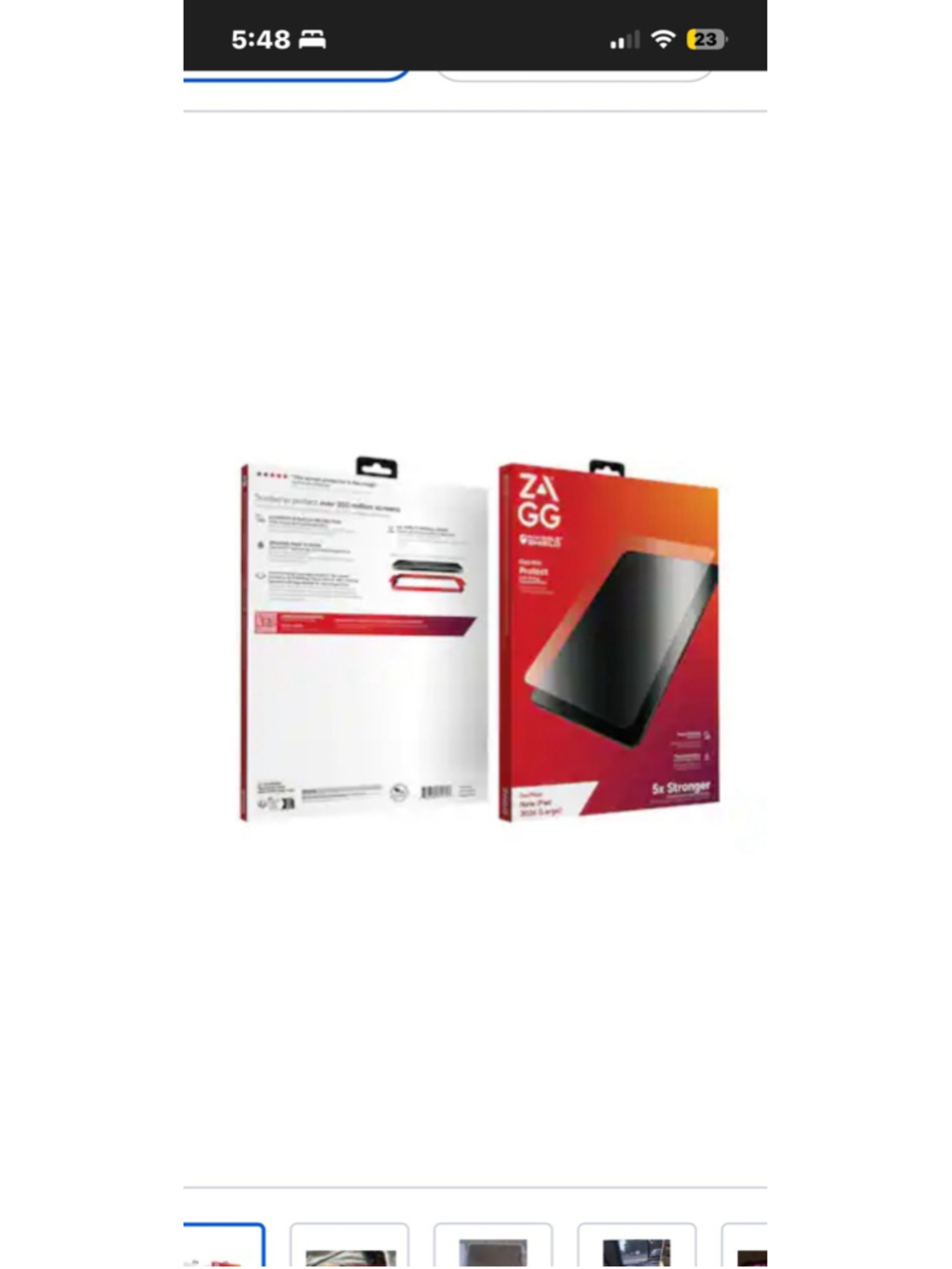 ZAGG Glass Elite Protect Screen Protector For Apple iPad Air 13" (M3) / (M2) New